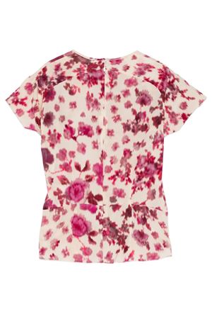 Top drappeggiato e stampato tullya in seta stretch ISABEL MARANT | HT0356FBD1J11I40PK